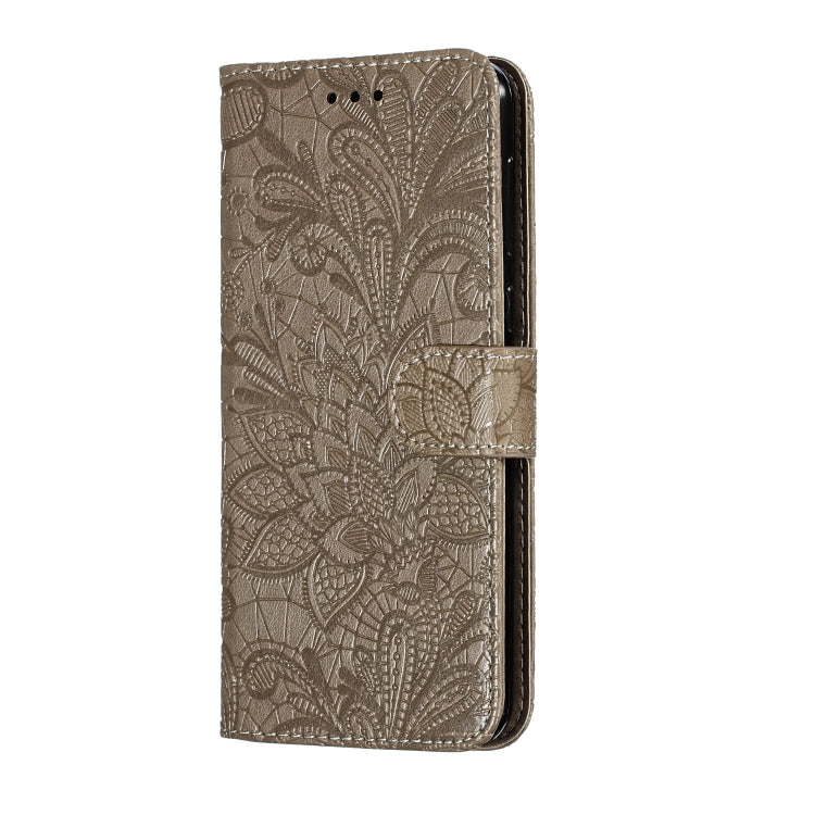 Lace Flower Horizontal Flip Leather Case with Holder & Card Slots & Wallet for Huawei Nova 5i