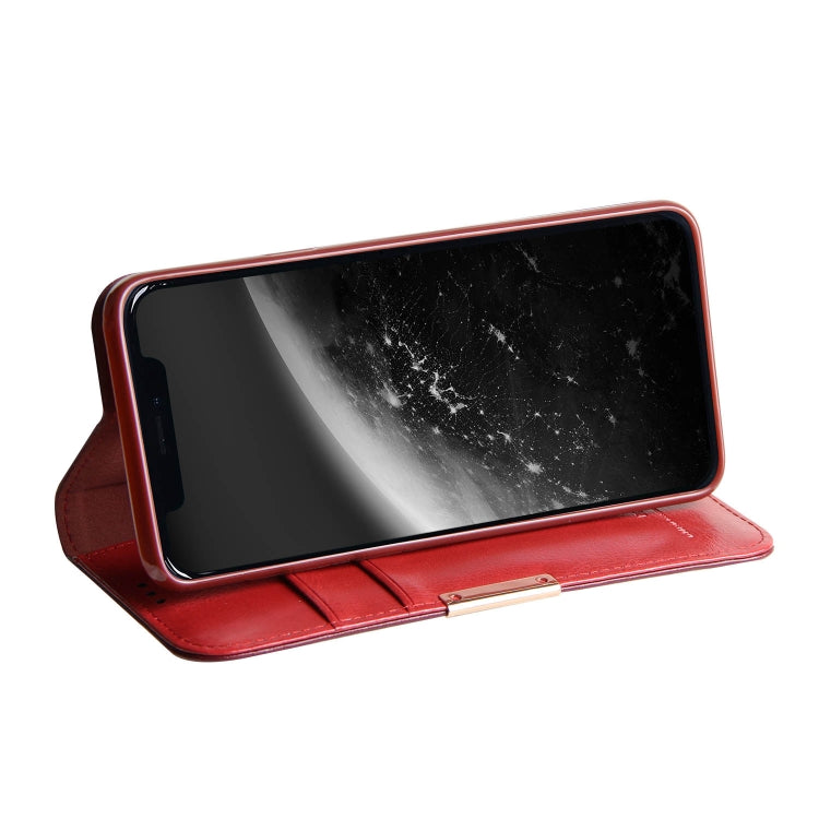 For iPhone 11 Pro DZGOGO ROYALE Series Magnetic Horizontal Flip Genuine Leather Case with Card Slots & Holder