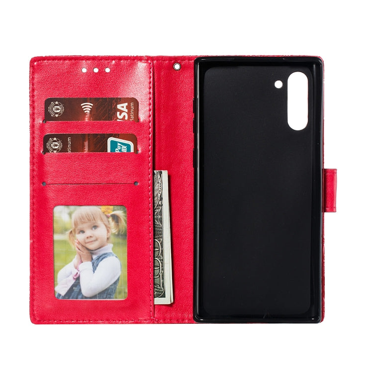 Lace Flower Horizontal Flip Leather Case with Holder & Card Slots & Wallet for Galaxy Note 10
