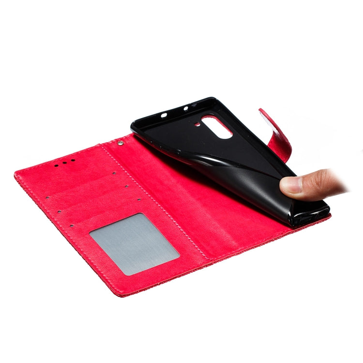Lace Flower Horizontal Flip Leather Case with Holder & Card Slots & Wallet for Galaxy Note 10