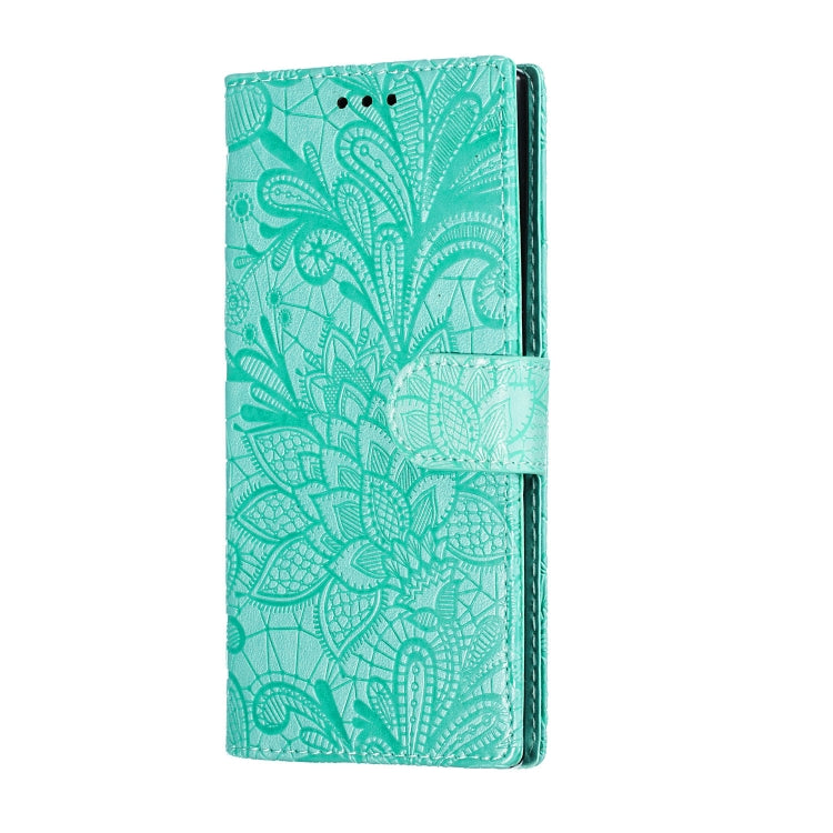 Lace Flower Horizontal Flip Leather Case with Holder & Card Slots & Wallet for Galaxy Note 10