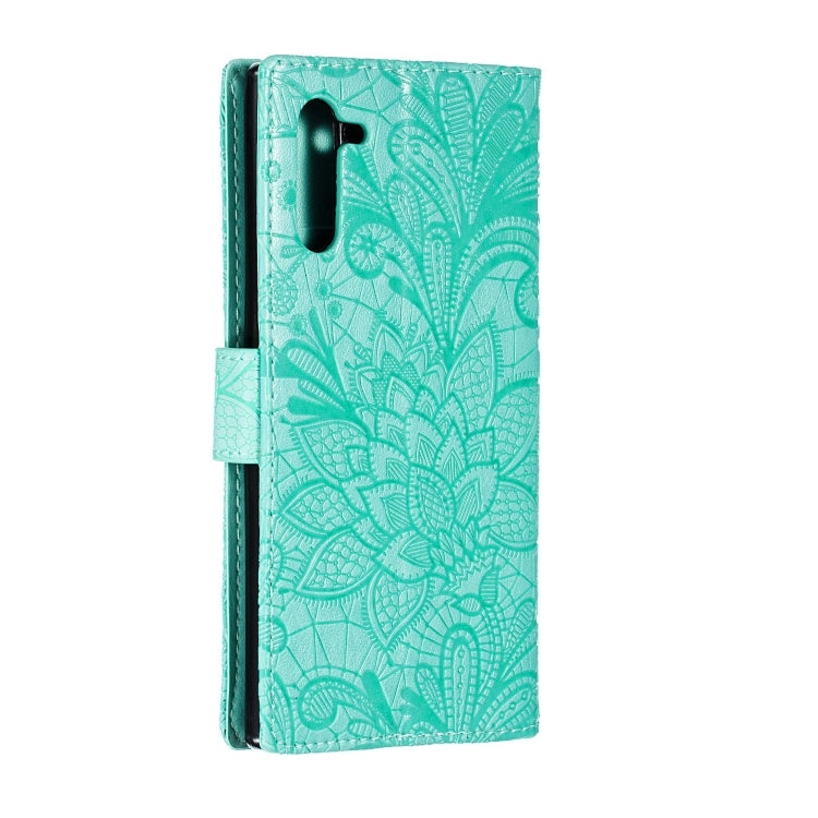 Lace Flower Horizontal Flip Leather Case with Holder & Card Slots & Wallet for Galaxy Note 10