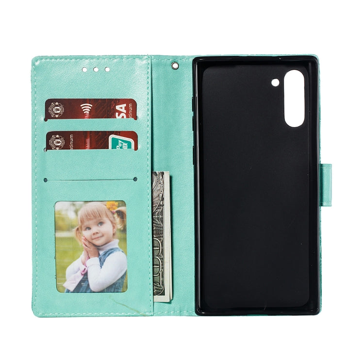 Lace Flower Horizontal Flip Leather Case with Holder & Card Slots & Wallet for Galaxy Note 10