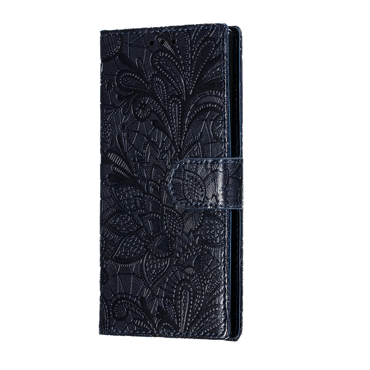 Lace Flower Horizontal Flip Leather Case with Holder & Card Slots & Wallet for Galaxy Note 10