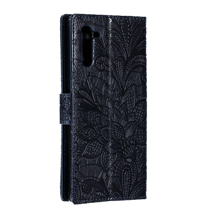 Lace Flower Horizontal Flip Leather Case with Holder & Card Slots & Wallet for Galaxy Note 10