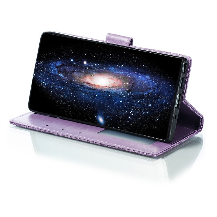 Lace Flower Horizontal Flip Leather Case with Holder & Card Slots & Wallet for Galaxy Note 10