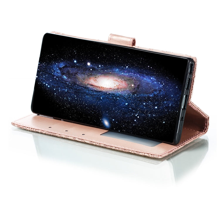 Lace Flower Horizontal Flip Leather Case with Holder & Card Slots & Wallet for Galaxy Note 10