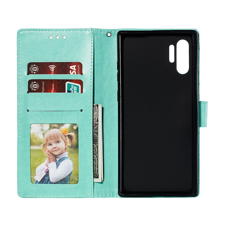 Lace Flower Horizontal Flip Leather Case with Holder & Card Slots & Wallet for Galaxy Note 10+