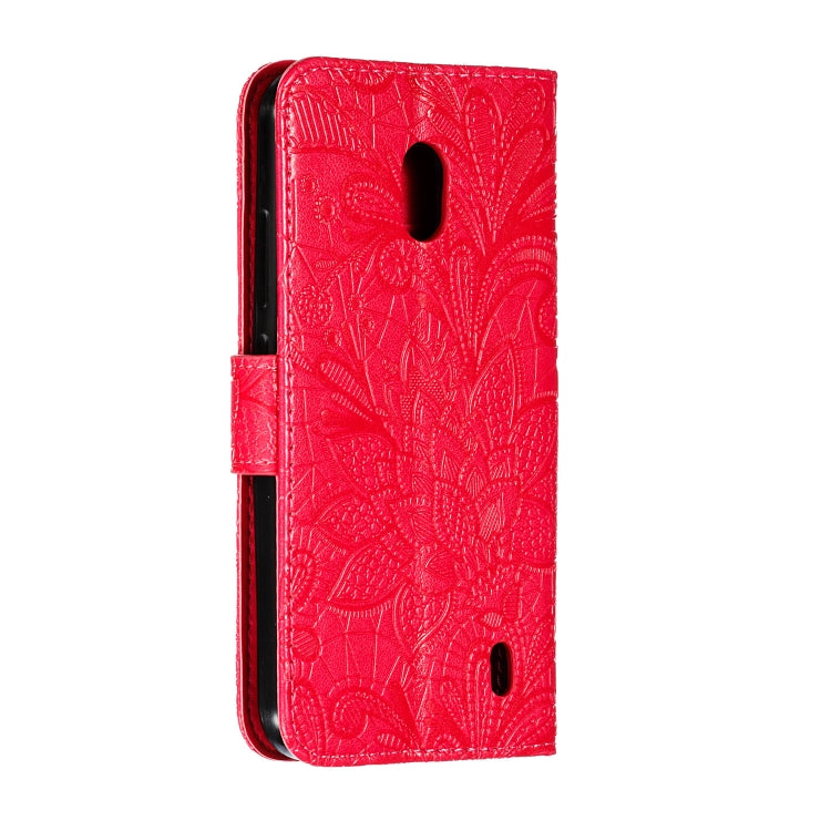 Lace Flower Horizontal Flip Leather Case with Holder & Card Slots & Wallet for Nokia 2.2