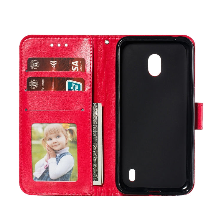 Lace Flower Horizontal Flip Leather Case with Holder & Card Slots & Wallet for Nokia 2.2