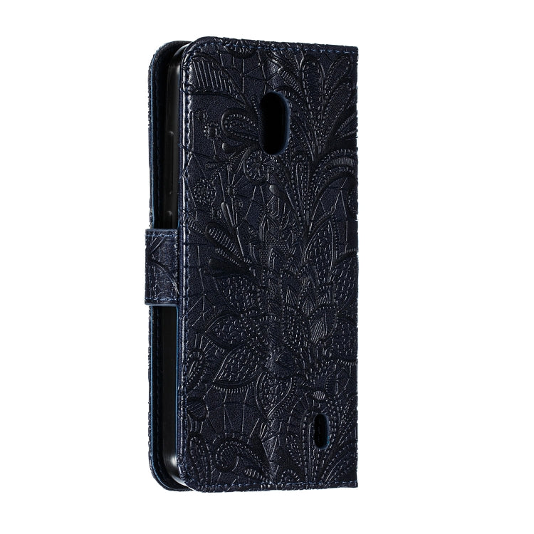 Lace Flower Horizontal Flip Leather Case with Holder & Card Slots & Wallet for Nokia 2.2