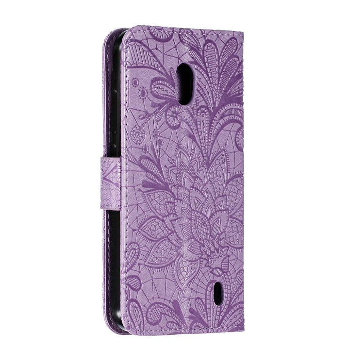 Lace Flower Horizontal Flip Leather Case with Holder & Card Slots & Wallet for Nokia 2.2