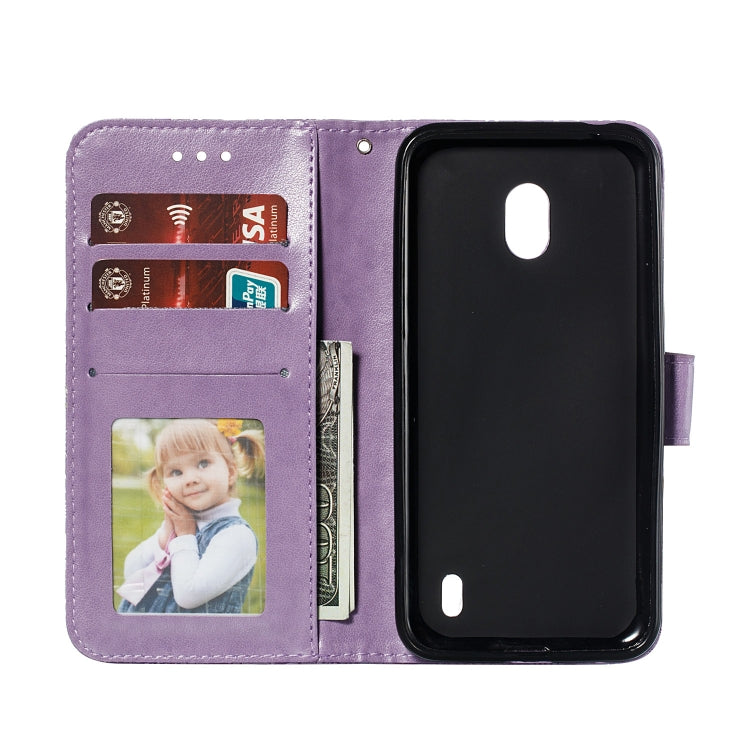 Lace Flower Horizontal Flip Leather Case with Holder & Card Slots & Wallet for Nokia 2.2