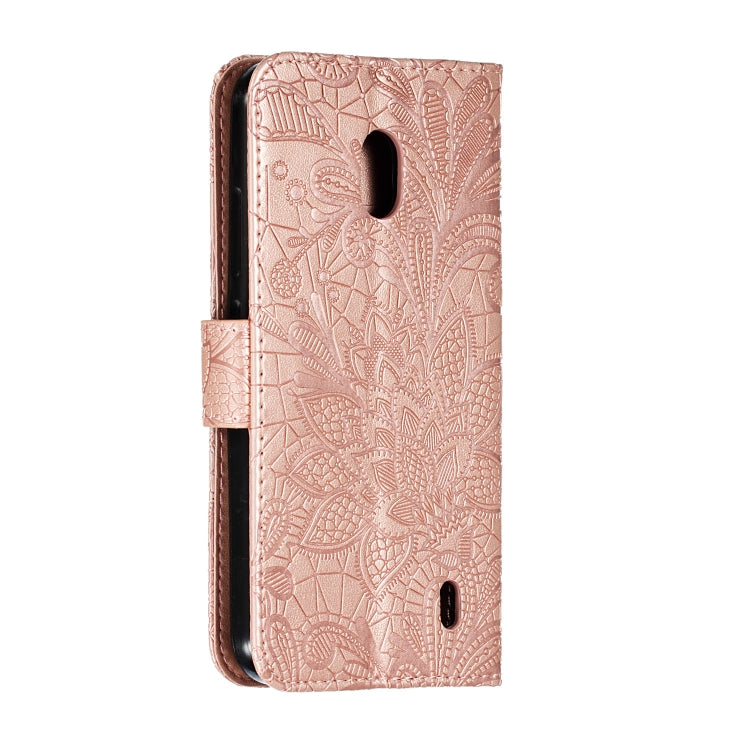 Lace Flower Horizontal Flip Leather Case with Holder & Card Slots & Wallet for Nokia 2.2