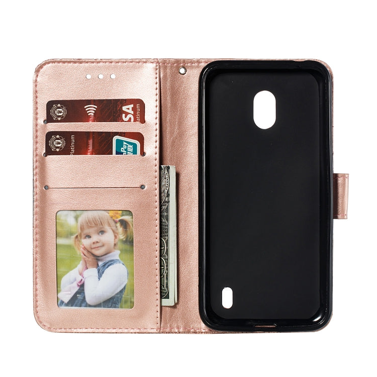 Lace Flower Horizontal Flip Leather Case with Holder & Card Slots & Wallet for Nokia 2.2