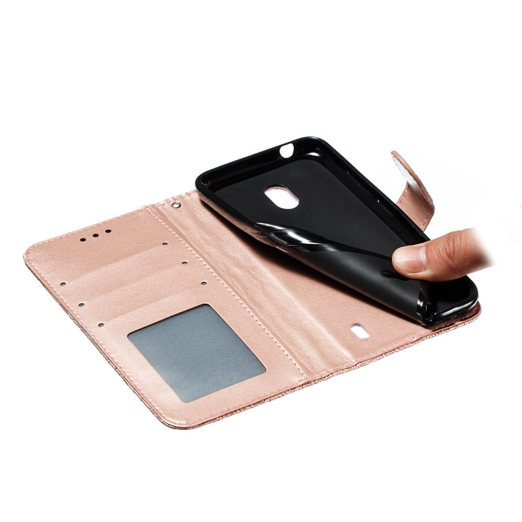 Lace Flower Horizontal Flip Leather Case with Holder & Card Slots & Wallet for Nokia 2.2