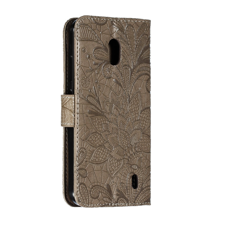 Lace Flower Horizontal Flip Leather Case with Holder & Card Slots & Wallet for Nokia 2.2