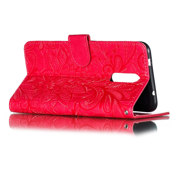 Lace Flower Horizontal Flip Leather Case with Holder & Card Slots & Wallet for Nokia 3.2
