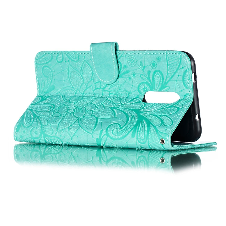 Lace Flower Horizontal Flip Leather Case with Holder & Card Slots & Wallet for Nokia 3.2