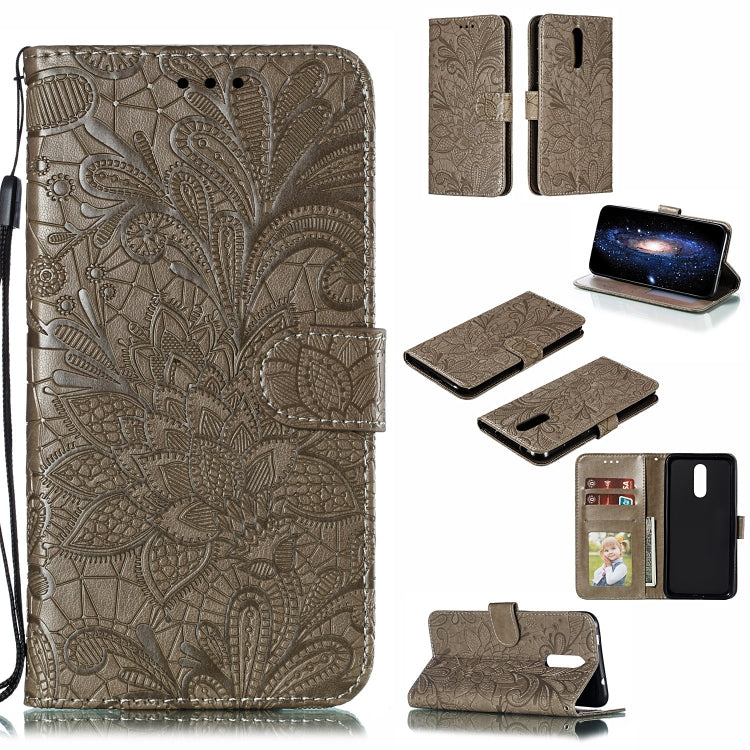 Lace Flower Horizontal Flip Leather Case with Holder & Card Slots & Wallet for Nokia 3.2