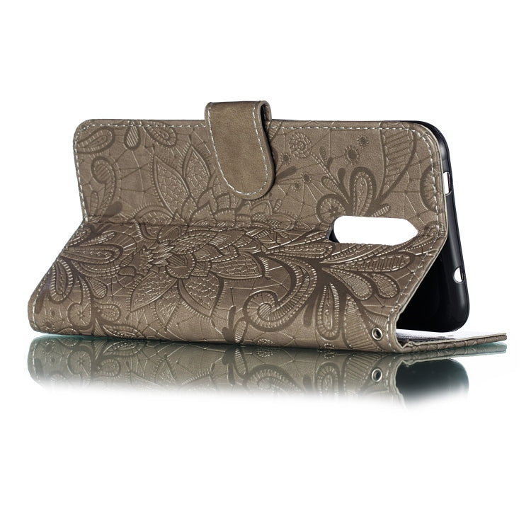 Lace Flower Horizontal Flip Leather Case with Holder & Card Slots & Wallet for Nokia 3.2
