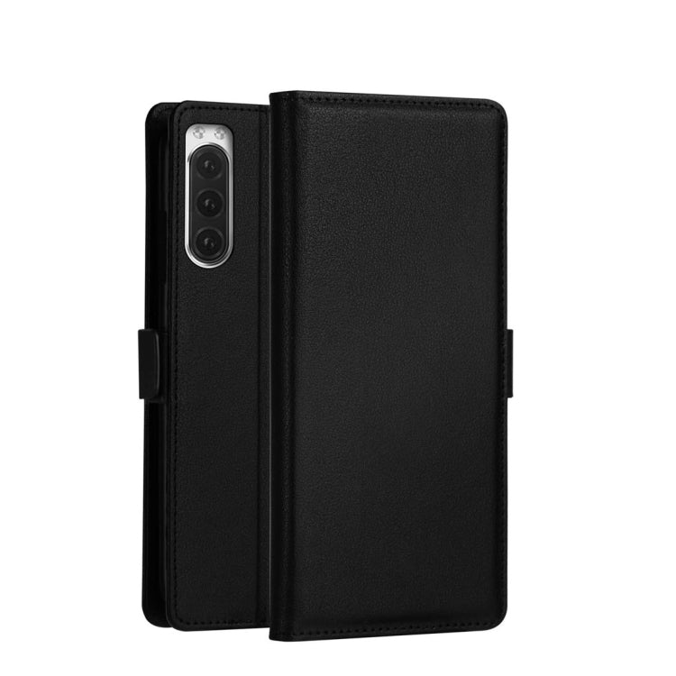 DZGOGO MILO Series PC + PU Horizontal Flip Leather Case with Holder & Card Slot & Wallet For Sony Xperia 2
