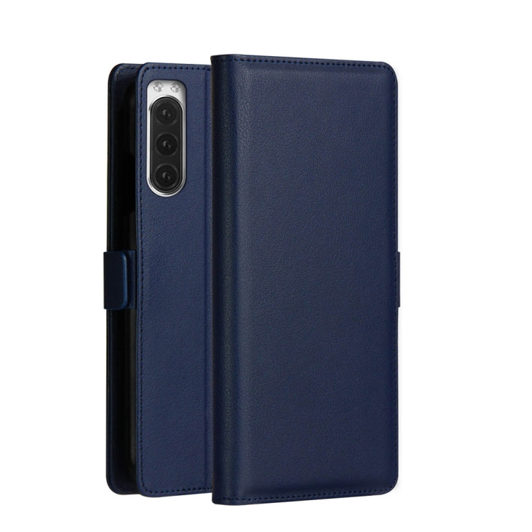 DZGOGO MILO Series PC + PU Horizontal Flip Leather Case with Holder & Card Slot & Wallet For Sony Xperia 2