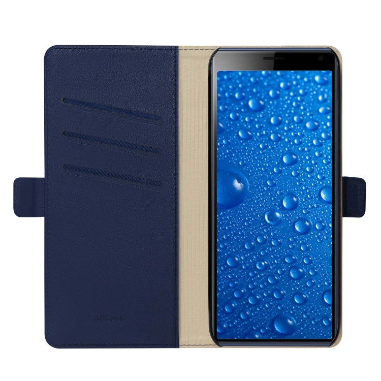 DZGOGO MILO Series PC + PU Horizontal Flip Leather Case with Holder & Card Slot & Wallet For Sony Xperia 2