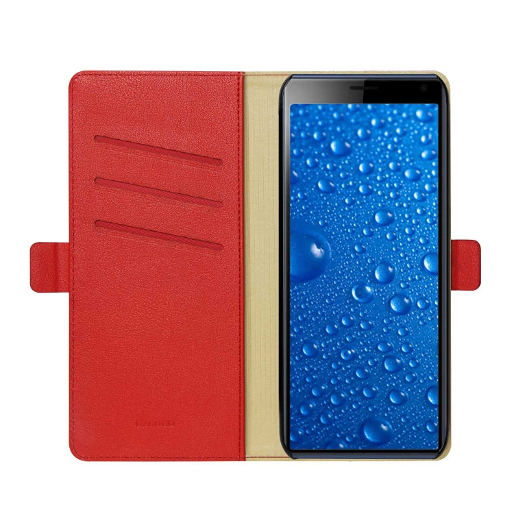 DZGOGO MILO Series PC + PU Horizontal Flip Leather Case with Holder & Card Slot & Wallet For Sony Xperia 2