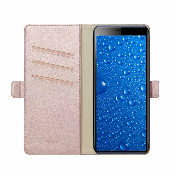 DZGOGO MILO Series PC + PU Horizontal Flip Leather Case with Holder & Card Slot & Wallet For Sony Xperia 2