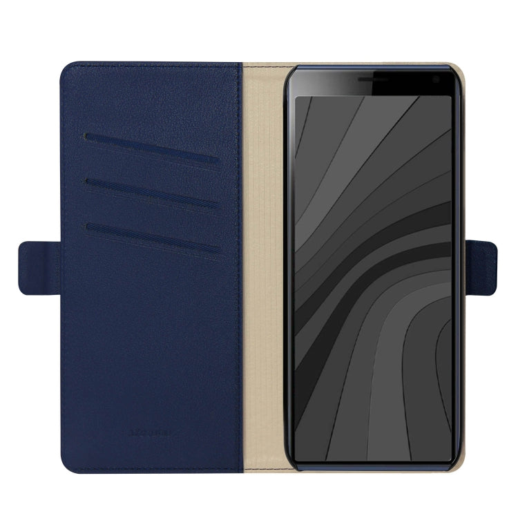 DZGOGO MILO Series PC + PU Horizontal Flip Leather Case with Holder & Card Slot & Wallet For Sony Xperia 20