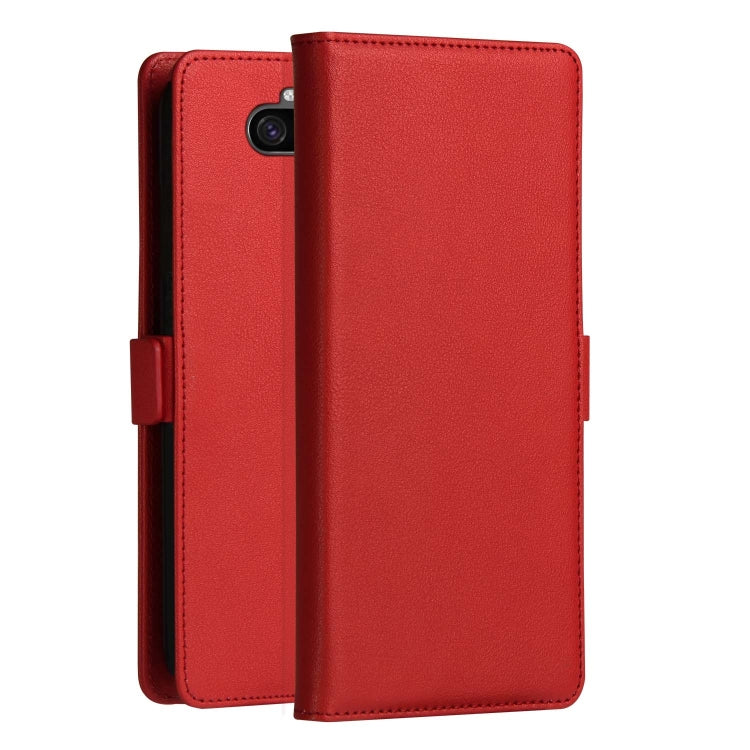 DZGOGO MILO Series PC + PU Horizontal Flip Leather Case with Holder & Card Slot & Wallet For Sony Xperia 20