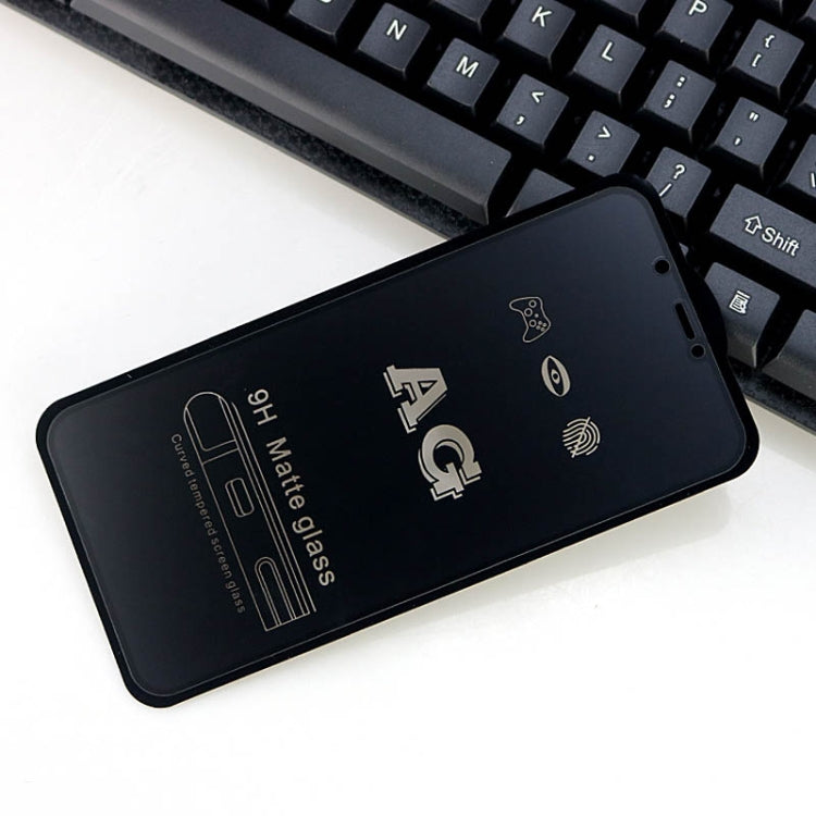 AG Matte Frosted Full Cover Tempered Glass For Galaxy A60
