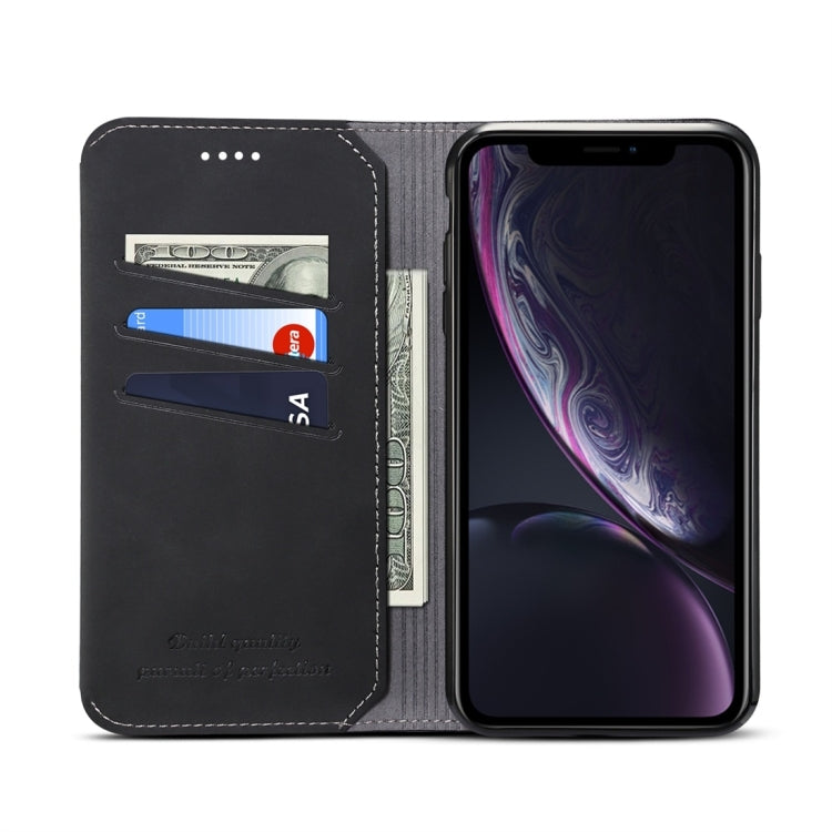 For iPhone X / XS PU + TPU Horizontal Flip Leather Case with Holder & Card Slots & Wallet