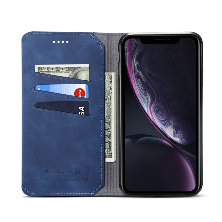 For iPhone X / XS PU + TPU Horizontal Flip Leather Case with Holder & Card Slots & Wallet