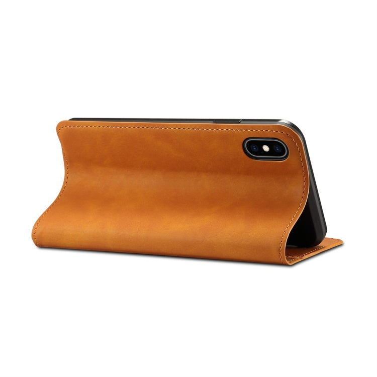 For iPhone X / XS PU + TPU Horizontal Flip Leather Case with Holder & Card Slots & Wallet