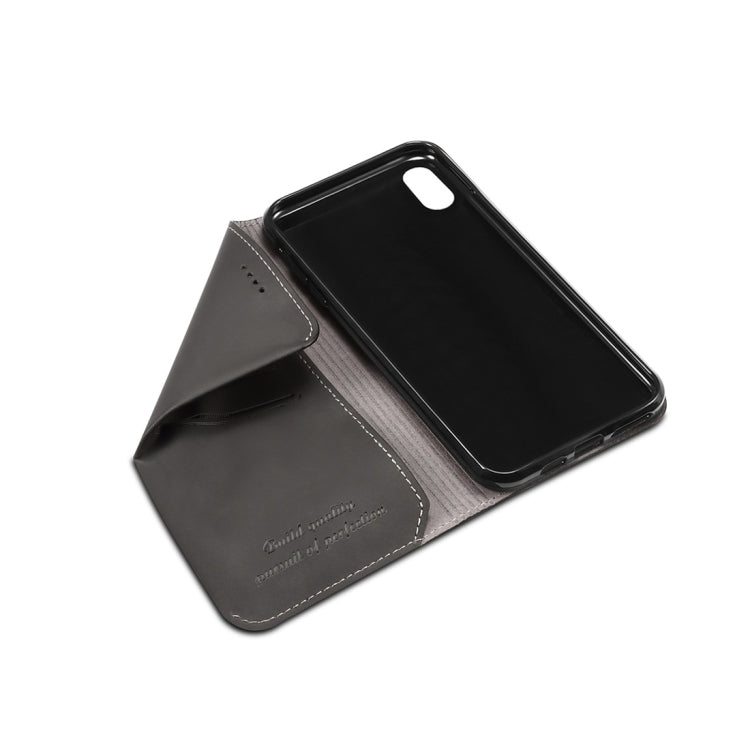 For iPhone XS Max PU + TPU Horizontal Flip Leather Case with Holder & Card Slots & Wallet