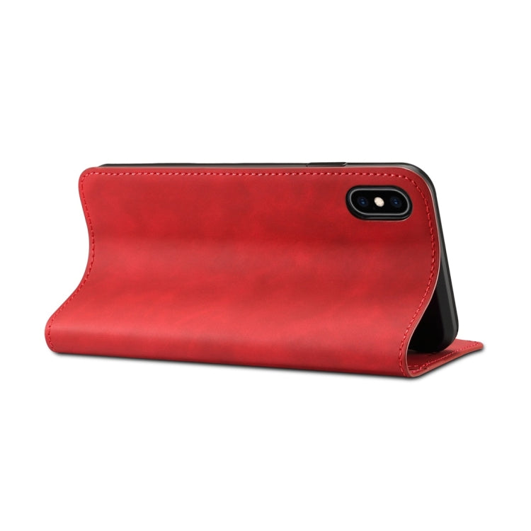 For iPhone XS Max PU + TPU Horizontal Flip Leather Case with Holder & Card Slots & Wallet
