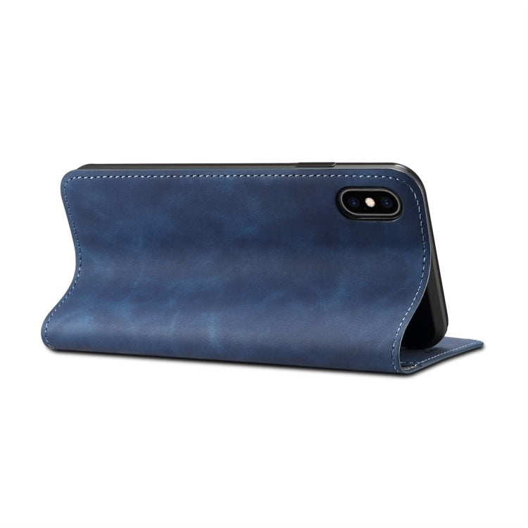 For iPhone XS Max PU + TPU Horizontal Flip Leather Case with Holder & Card Slots & Wallet