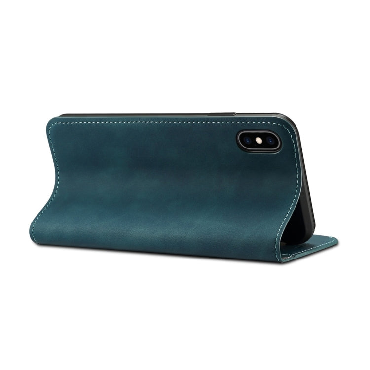 For iPhone XS Max PU + TPU Horizontal Flip Leather Case with Holder & Card Slots & Wallet