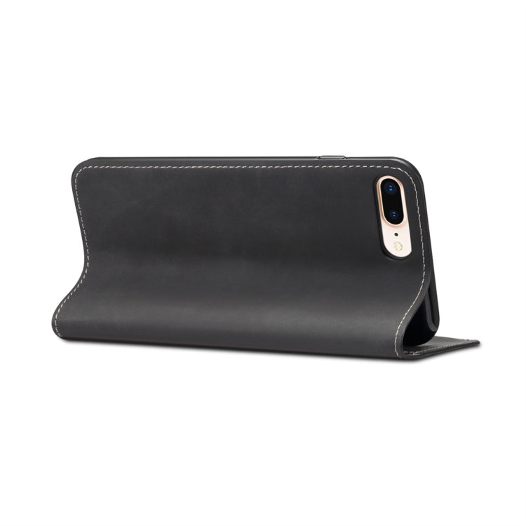 PU + TPU Horizontal Flip Leather Case with Holder & Card Slots & Wallet for iPhone 7 Plus / 8 Plus