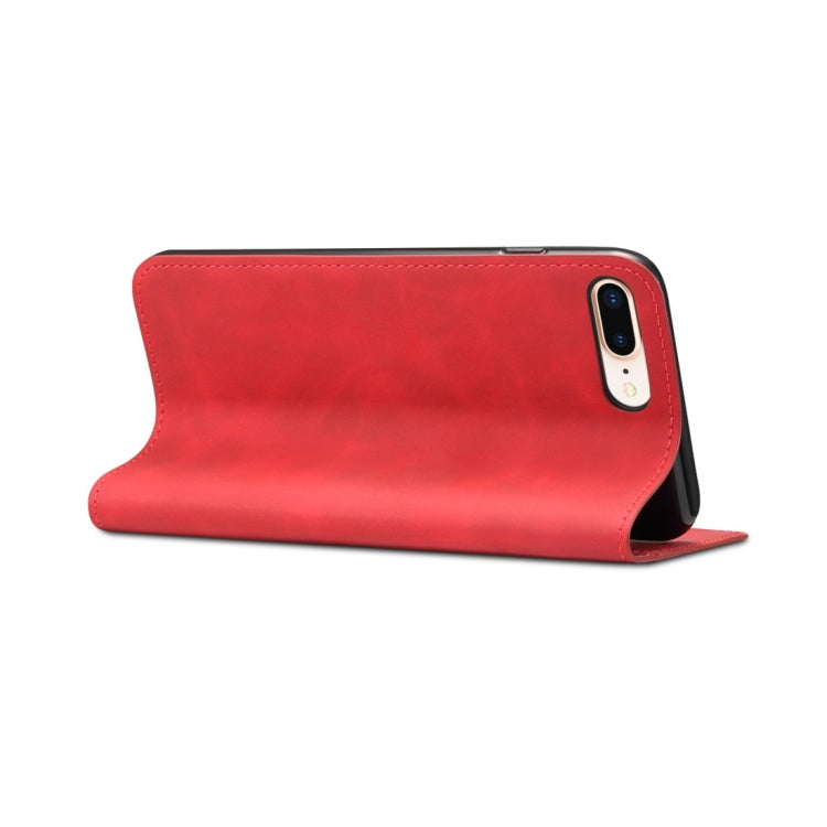 PU + TPU Horizontal Flip Leather Case with Holder & Card Slots & Wallet for iPhone 7 Plus / 8 Plus