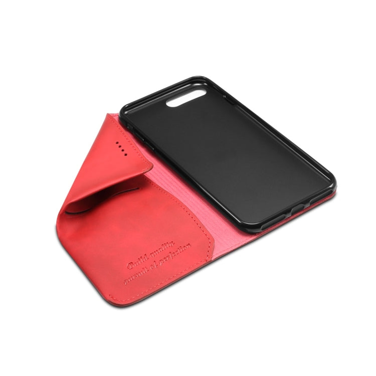 PU + TPU Horizontal Flip Leather Case with Holder & Card Slots & Wallet for iPhone 7 Plus / 8 Plus