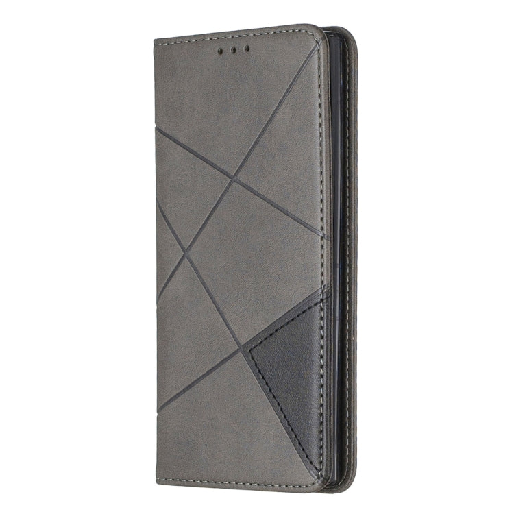 Rhombus Texture Horizontal Flip Magnetic Leather Case with Holder & Card Slots & Wallet For Galaxy Note10