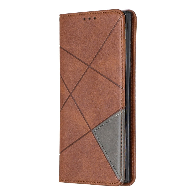 Rhombus Texture Horizontal Flip Magnetic Leather Case with Holder & Card Slots & Wallet For Galaxy Note10