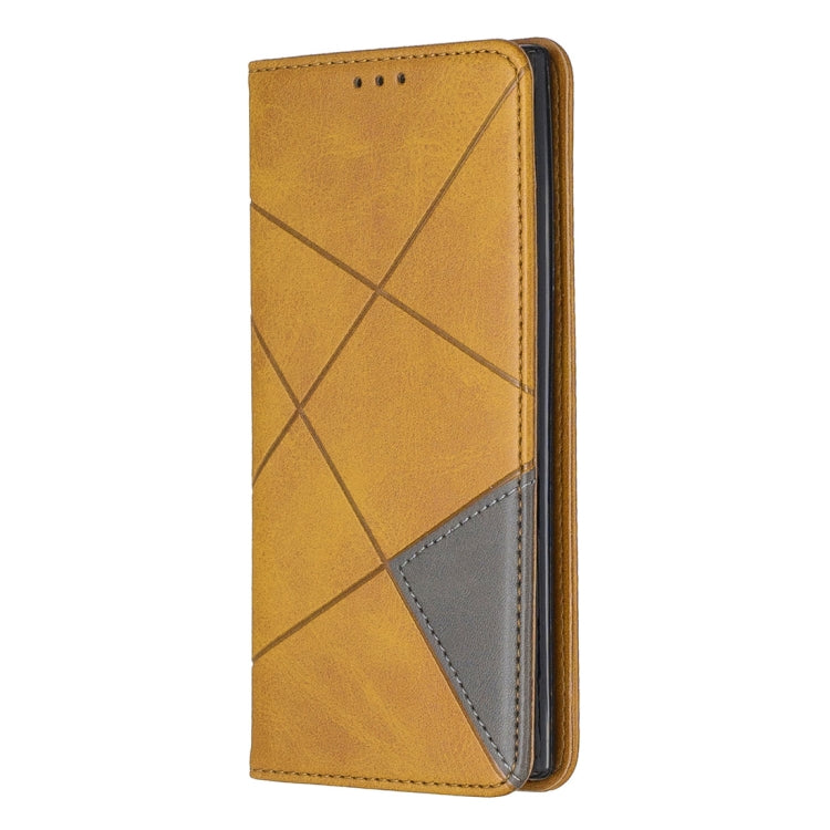 Rhombus Texture Horizontal Flip Magnetic Leather Case with Holder & Card Slots & Wallet For Galaxy Note10