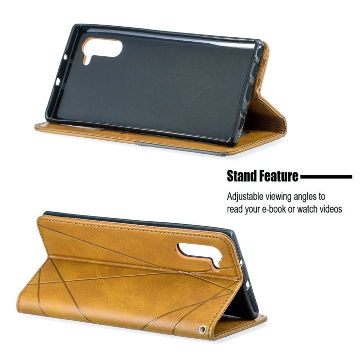 Rhombus Texture Horizontal Flip Magnetic Leather Case with Holder & Card Slots & Wallet For Galaxy Note10