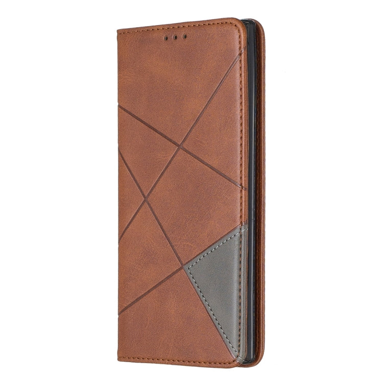 Rhombus Texture Horizontal Flip Magnetic Leather Case with Holder & Card Slots & Wallet For Galaxy Note10+