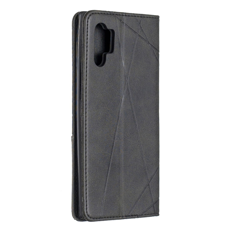 Rhombus Texture Horizontal Flip Magnetic Leather Case with Holder & Card Slots & Wallet For Galaxy Note10+