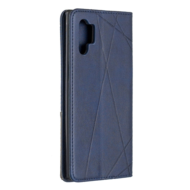 Rhombus Texture Horizontal Flip Magnetic Leather Case with Holder & Card Slots & Wallet For Galaxy Note10+